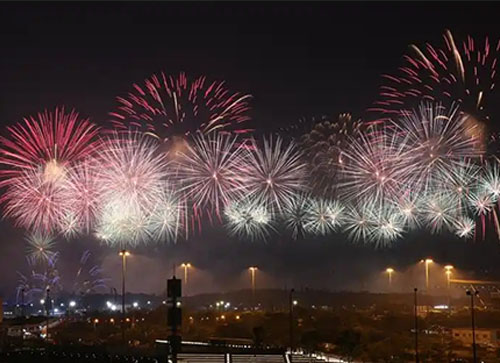 东丰县焰火晚会